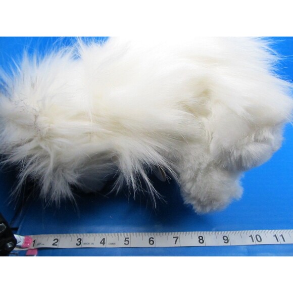 Portland Plush Aurora the Arctic Fox White Fluffy Plush 12" Realistic w/Tag - Picture 10 of 10
